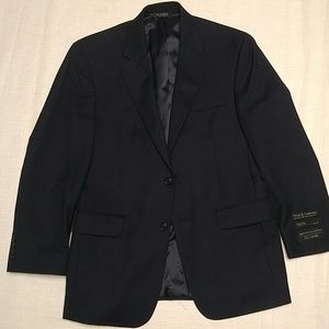 Men's Blue Wool & Cashmere Suit